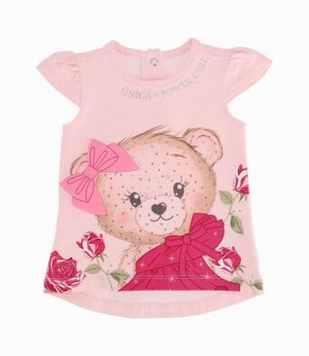 Limonada Polera con osita bebé niña frutilla limonada oferta