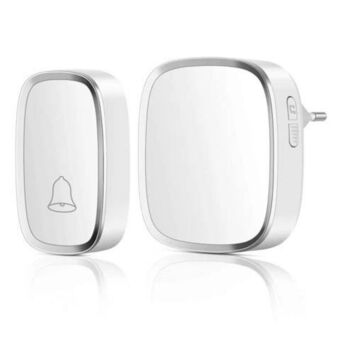 Linio Timbre inalámbrico impermeable con luz led 300 m calidad oferta