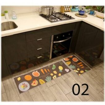 Linio 2 alfombras cocina baño antideslizante de 40 cm x 60 cm / 40 cm x 120 cm oferta
