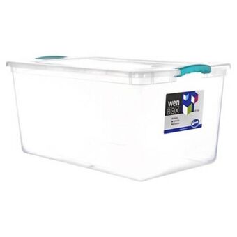 Linio Caja organizadora wenbox 61 litros 66x40x31 cm transparente oferta