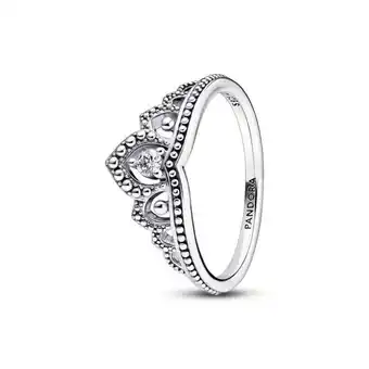 Pandora Anillo tiara real con abalorios pandora plata esterlina oferta