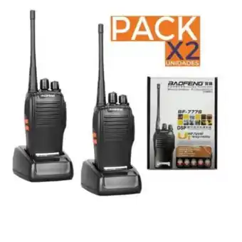 Linio X2 radio transmisor walkie talkie bf-777s baofeng woki toki oferta