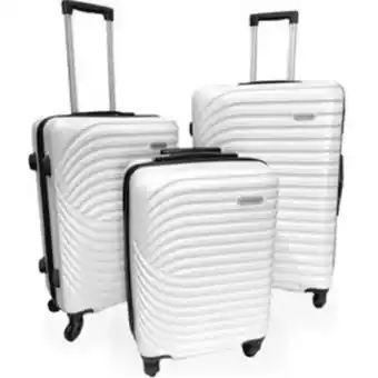 Falabella Set 3 maletas abs ruedas 360° - blanco oferta