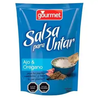Supermercado El Trébol Salsa gourmet untar ajo oregano 200 cc oferta