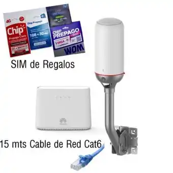 Linio Huawei b2368-57 - antena receptora de internet 4g oferta