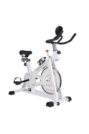 Paris Bicicleta spinning pro ii con monitor lcd blanca oferta