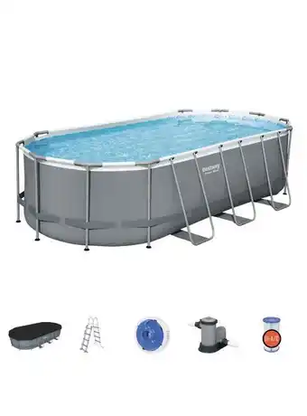 Paris Piscina power steel 1.22x2.74x5.49 m oval pool set oferta