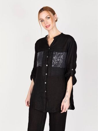 Lineatre Blusa negro lineatre oferta