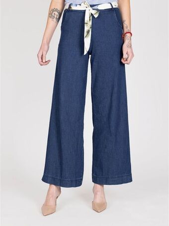 Lineatre Pantalon culotte con cinta lineatre oferta