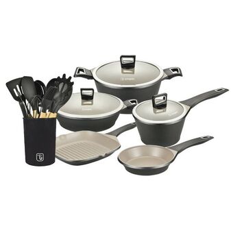 Kitchen Center Kit batería cocina 8 pzs + set 12 utensilios oferta