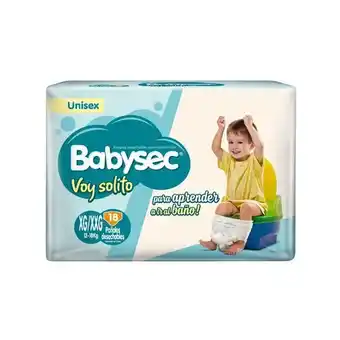 Supermercado El Trébol Pañal babysec voy solito xg xxg 18 un oferta
