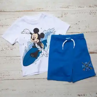 Falabella Std characters conjunto polera + short mickey bebé niño algodón 2 piezas oferta