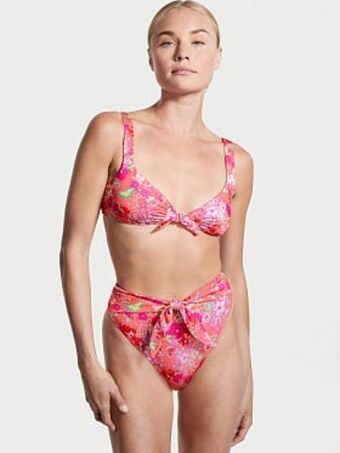 Victoria's Secret Tie-front bralette bikini top oferta