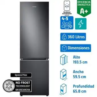 Linio Refrigerador no frost bottom mount 360 litros oferta