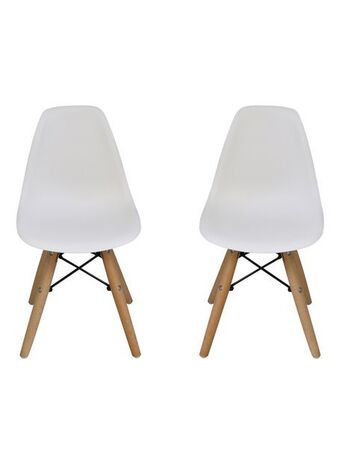 Paris Set 2 sillas mini atril 2.0 blanco oferta