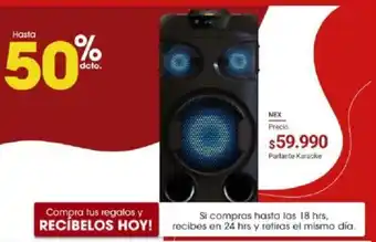Easy Nex Parlante Karaoke oferta