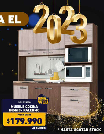 Construmart Mueble Cocina Ingrid - Palermo oferta