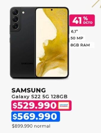 Paris Samsung Galaxy S22 5G 128GB oferta