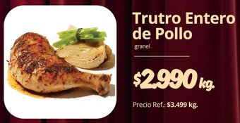 Unimarc Trutro Entero de Pollo oferta