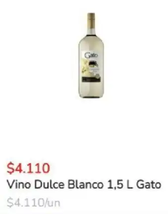 Vino Dulce Blanco 1,5L Gato