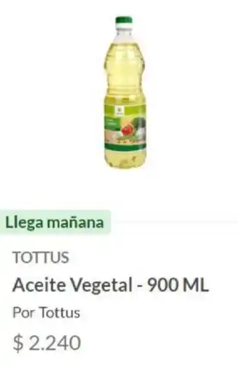 Tottus Tottus Aceite Vegetal - 900ml oferta