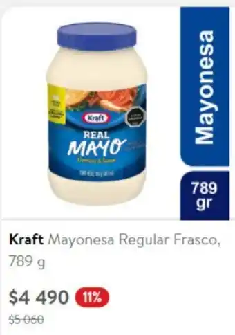Lider Kraft Mayonesa Regular Frasco 789g oferta