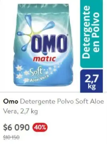 Lider Omo Detergente Polvo Soft Aloe Vera 2,7kg oferta