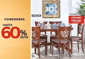 La Polar Juego de Comedor Madrid oferta