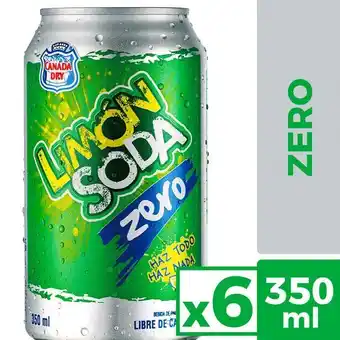 Santa Isabel Pack 6 un. bebida limón zero lata 350 cc oferta
