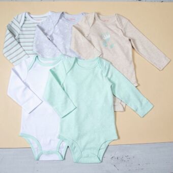 Falabella Yamp body pack de 5 unidades bebé niña algodón oferta