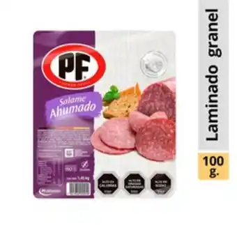 Unimarc Salame ahumado pf laminado granel 100 g oferta