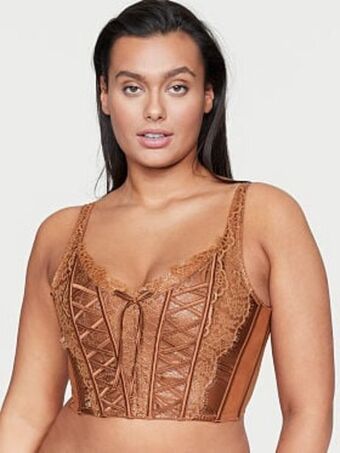 Victoria's Secret Unlined lace-up corset top oferta