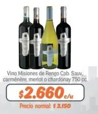Mayorista 10 Misiones de Rengo Vino oferta