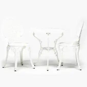 Linio Juego de comedor de terraza 2 puestos rosal oferta