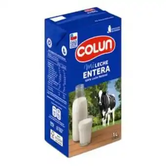 Unimarc Leche entera natural colun sin tapa 1 l oferta