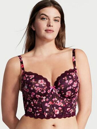 Victoria's Secret Lace-up lightly lined corset bra top oferta