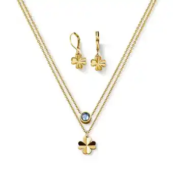 Ésika Estuche collar + aretes ever lucky glam oferta