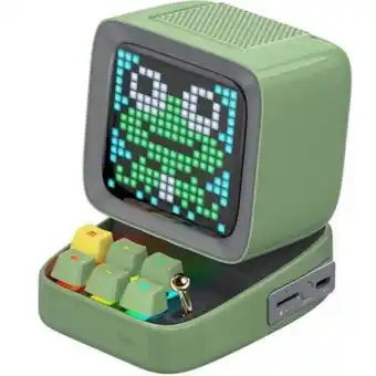 Linio Parlante portátil divoom ditoo retro pixel art bluetooth verde oferta