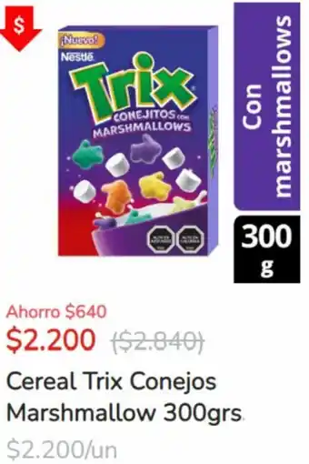 Super Bodega a Cuenta Cereal Trix Conejos Marsmallow 300g oferta