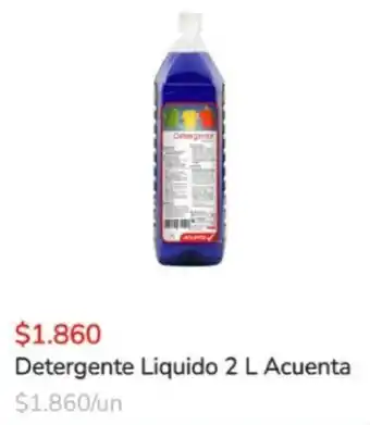 Super Bodega a Cuenta Detergente Liquido 2L Acuenta oferta