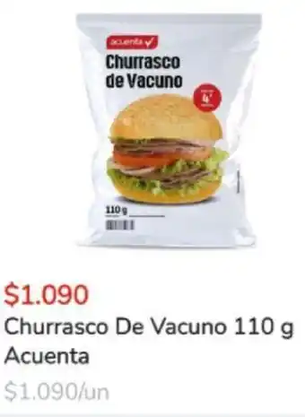 Super Bodega a Cuenta Acuenta Churrasco De Vacuno 110g oferta