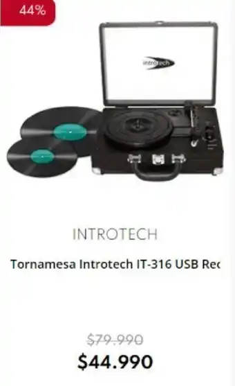 Introtech Tornamesa IT-316 USB