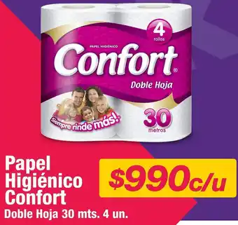 Confort Papel Higiénico 30mts