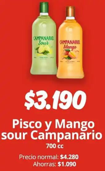 Unimarc Pisco y Mango Sour Campanario 700cc oferta