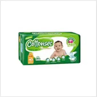 Linio Pañal infantil cottonsec premium talla m paq c40 un oferta