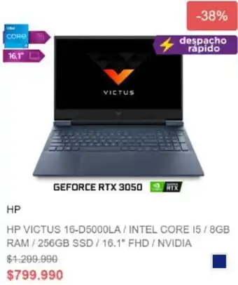 Ripley HP Victus 16-D5000LA/Intel Core i5 oferta