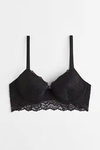H&M Sostén acolchado de encaje con barbas oferta