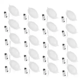 Linio Pack x20 plafon led 18w focos led embutidos plafones redondos oferta
