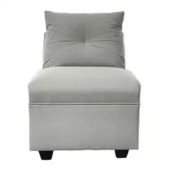 Abcdin Butaca mateo sofás home chenille 1 cuerpo patas plásticas gris oferta