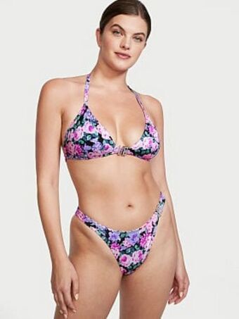 Victoria's Secret Vs shine hardware halter bikini top oferta